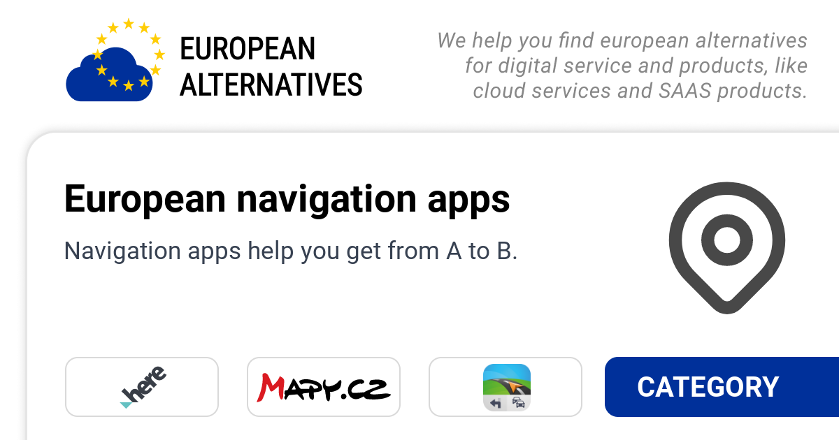 European navigation apps | European Alternatives